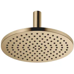 Dornbracht Regenbrause SERIENSPEZIFISCH Dark Brass gebürstet PVD, 300 mm Durchmesser, mit FlowReduce-Technologie und Antikalk-System