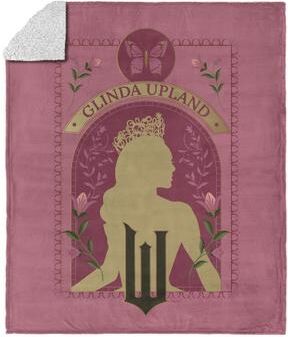 Wicked Glinda Upland Silk Touch Sherpa Throw Blanket 50x60 inches by THE NORTHWEST GROUP in Glinda (Size OS)