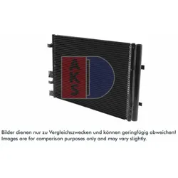 Kondensator Klimaanlage AKS DASIS 512096N für Hyundai I20 I