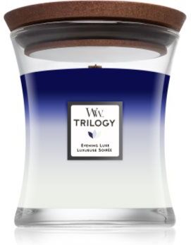 Woodwick Trilogy Evening Luxe vela perfumada 275 g. Trilogy Evening Luxe