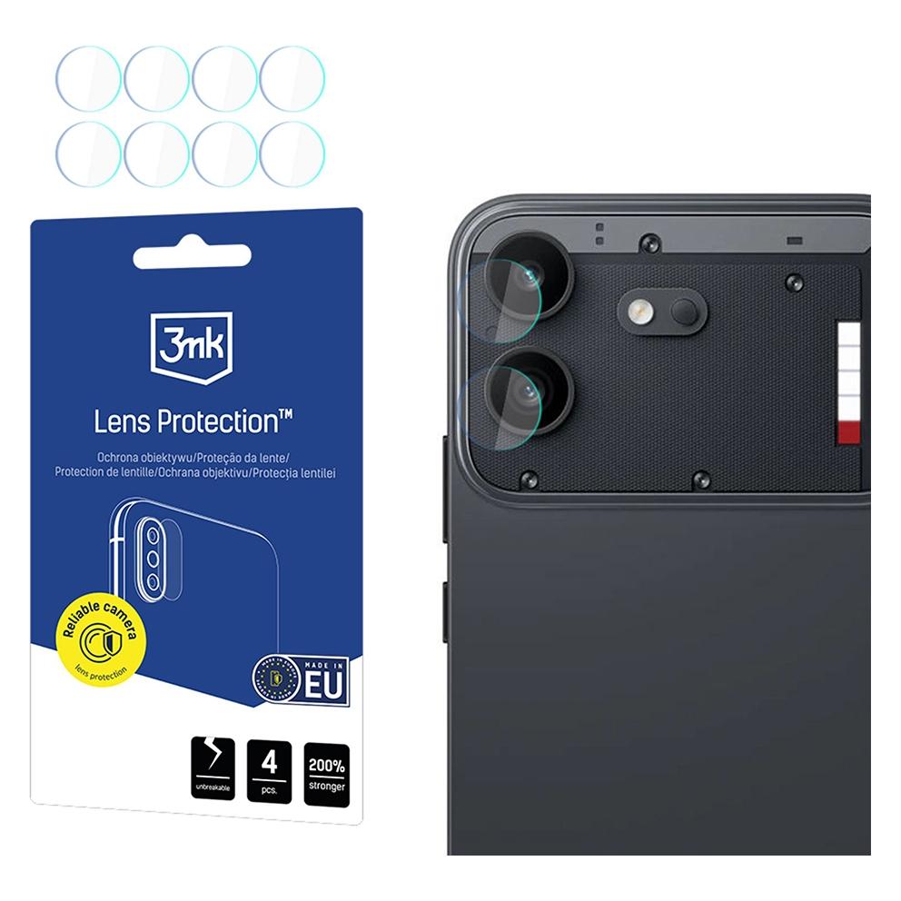 3MK - Linsenschutz (4er-Pack) - Nothing Phone (4b) - Transparent (4 Stk.) (W-3LenProt-NP4b-0)