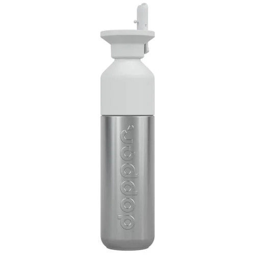 Dopper Steel Drinkfles met Flip Straw - Roestvrij staal - 490 ml