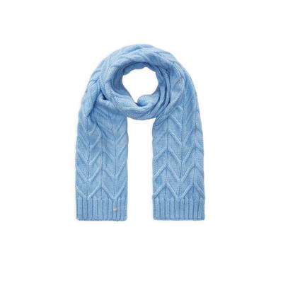 Modetuch CODELLO "Codello Schal", Damen, blau, Modetücher, im unifarbenen Look