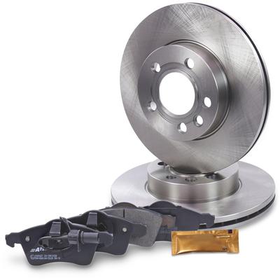 Atec Bremsscheiben + Bremsbeläge Vorderachse Belüftet [Hersteller-Nr. 40576118] für VW