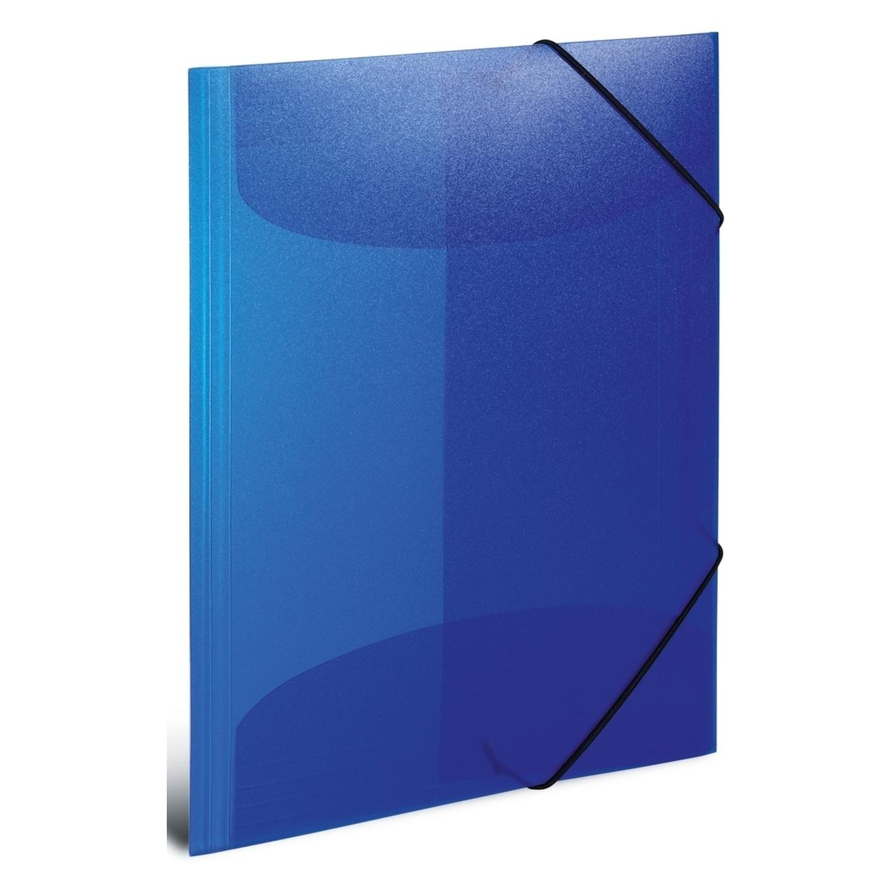 Herma 3 Zeichenmappen DIN A3 dunkelblau transparent (A3, 3x) (19519)