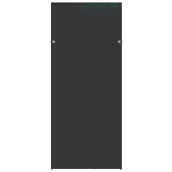 EFB Elektronik Seitenwand für PRO 24HE, T=1000, 1-teilig, RAL9005, Serverschrank Zubehör, Schwarz