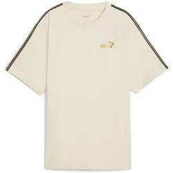 Puma, Damen, Sportshirt, Ess Tape Minimal Gold Tee (S), Weiss