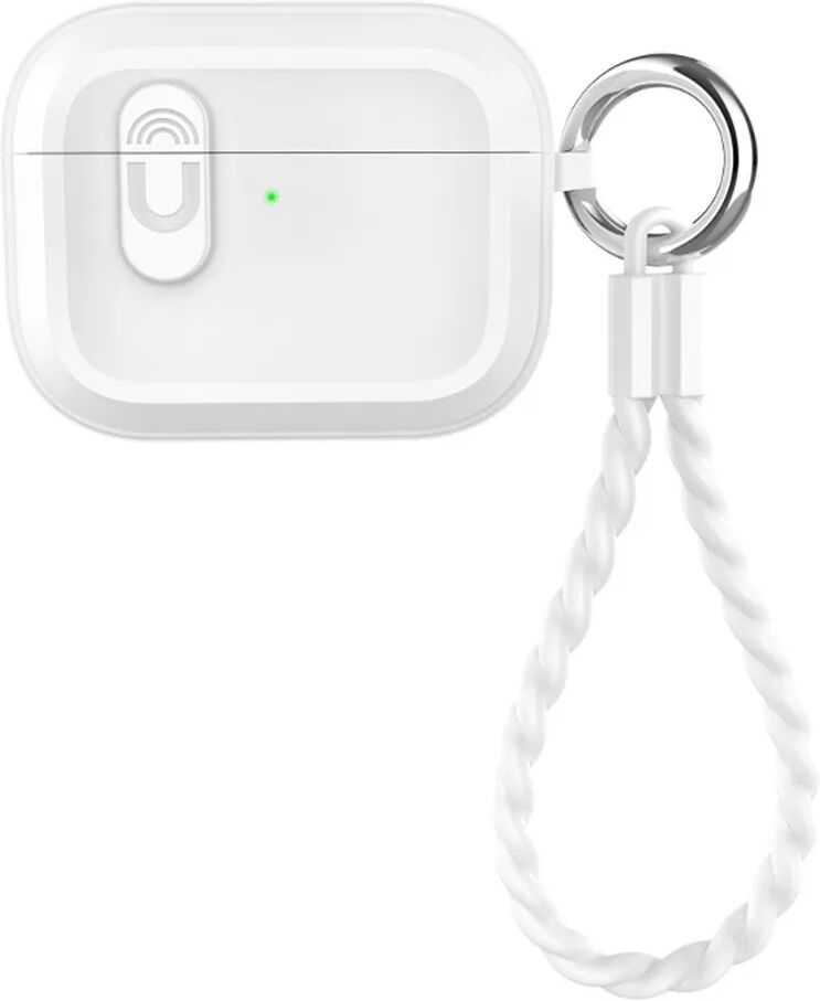 INF Étui de Protection pour Écouteurs Bluetooth - Blanc - compatible avec AirPods Pro 2 - Bouchon USB Magnétique