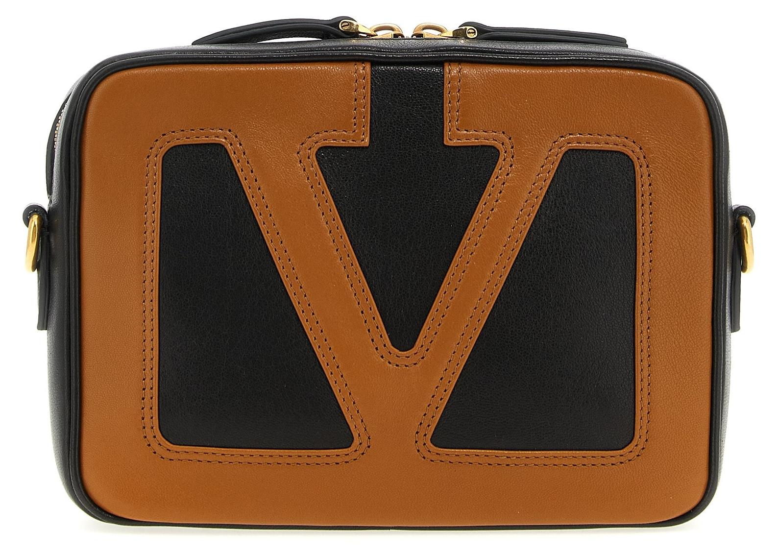 Valentino Garavani Viva Superstar Umhängetasche Nappa schwarz-braun