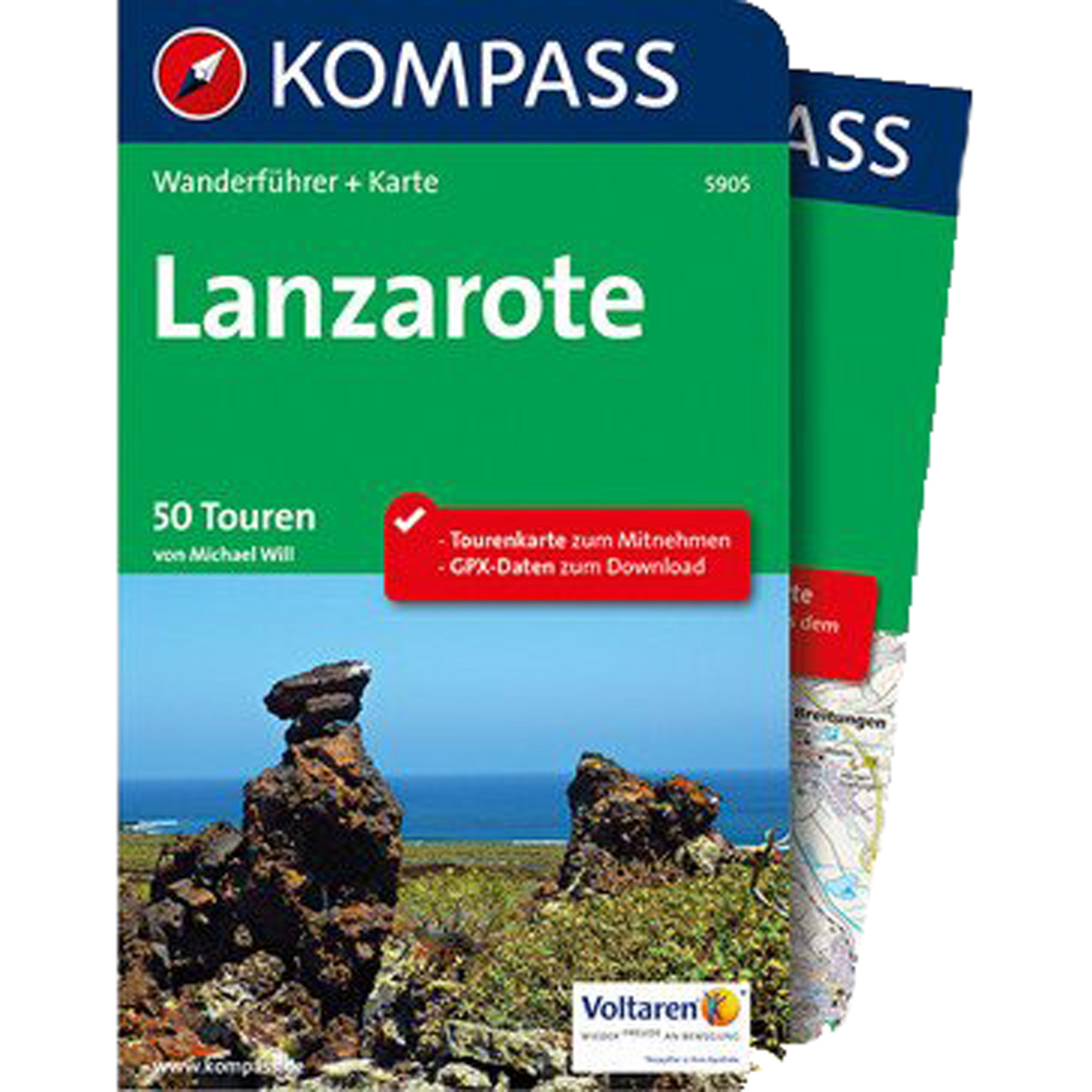 Kompass Verlag Lanzarote 5905 Wanderführer Wanderführer