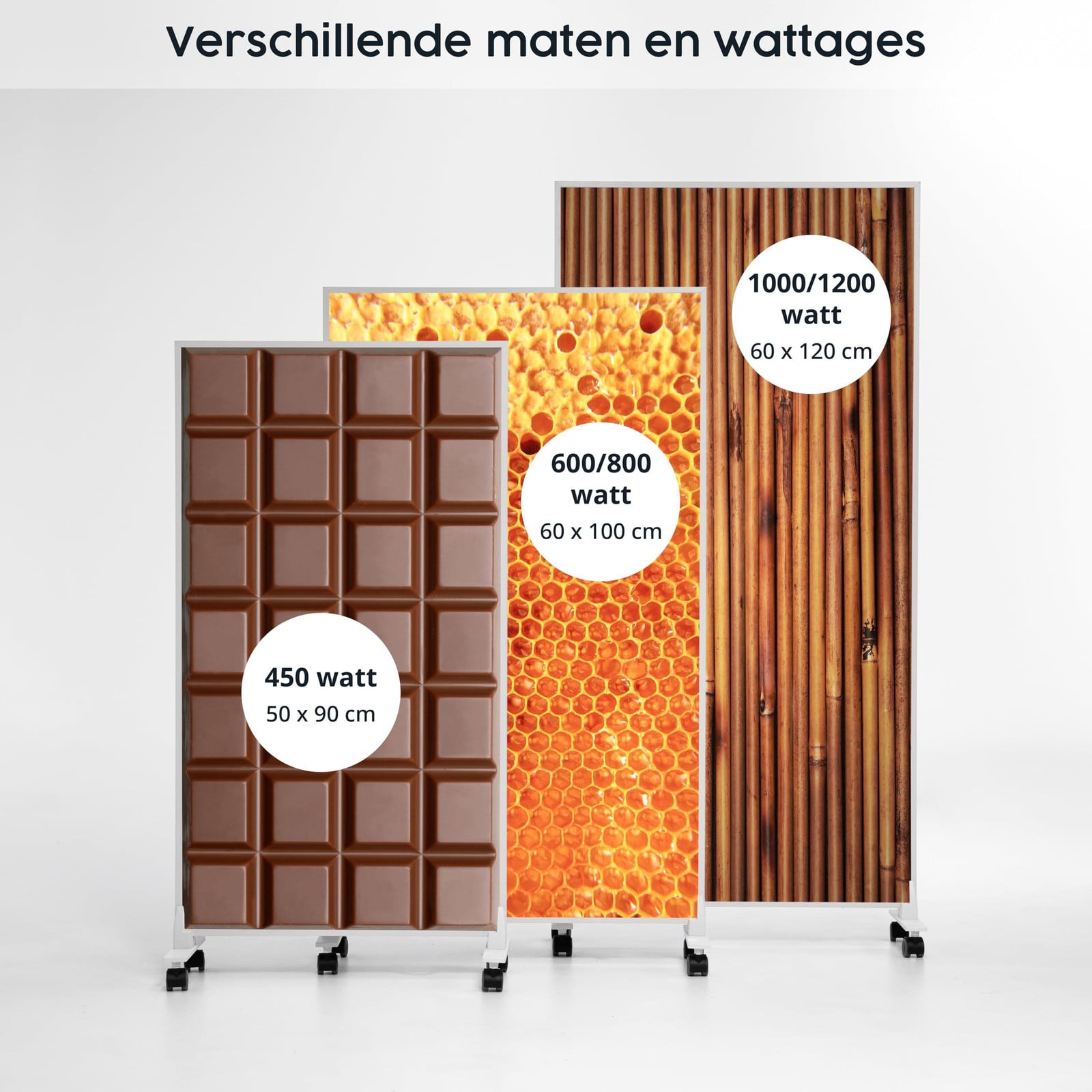 Selius Infrarood Beeldverwarming 800 Watt Vrijstaand voor 11-21 m²