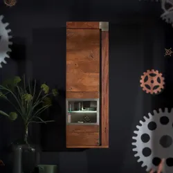 Hängevitrine Mango 48x35x142 braun lackiert Amsterdam #12