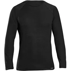 GripGrab, Unisex, Funktionsshirt, Merino Polyfaser Langarm Baselayer (XS), Schwarz