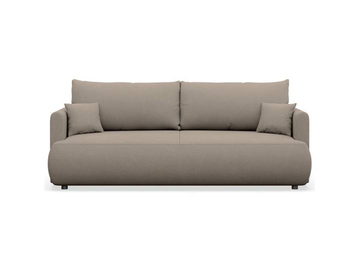 3-SITZER SOFA Ovo Mini Greige Chenille Easy-Clean