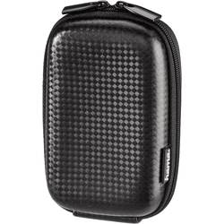 hama 00023139 Kameratasche Hardcase Carbon Style, 6,5 x 3 x 10,5 cm innen, Schwarz