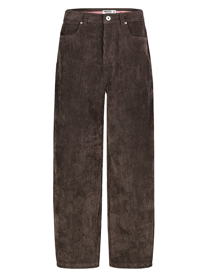 Sublevel Cordhose in Braun - M