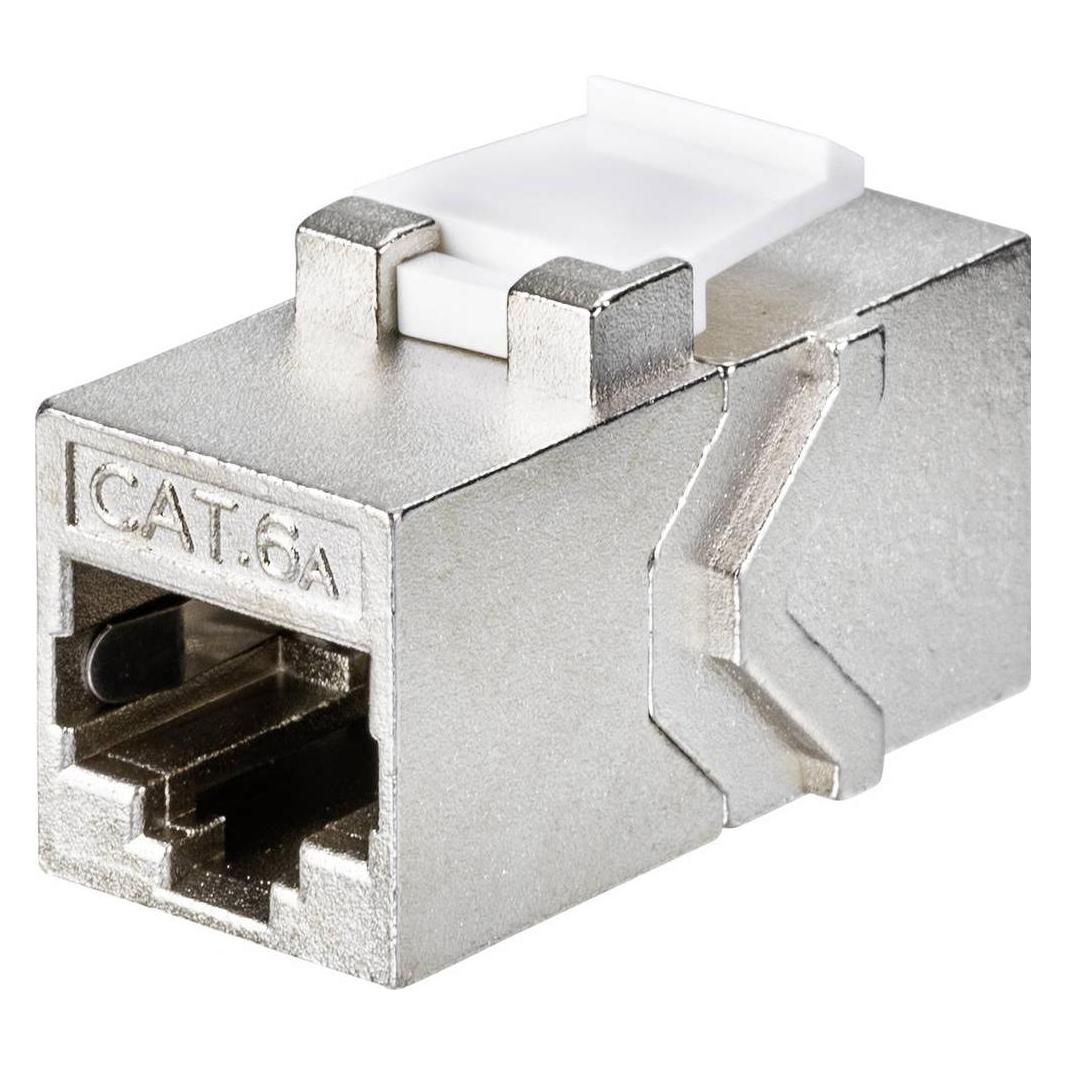 Renkforce RF-4531598 Kabelschnittstellen-/Gender-Adapter RJ45 Silber (S/UTP, CAT6a) (RF-4531598)