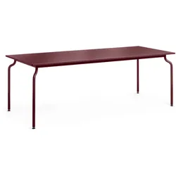 Magis South Esstisch, 200 x 90 cm, bordeaux
