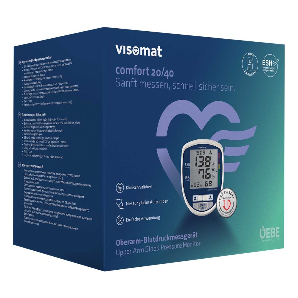 Uebe Medical GmbH Visomat comfort 20/40 Oberarm Blutdruckmessgerät 04181866