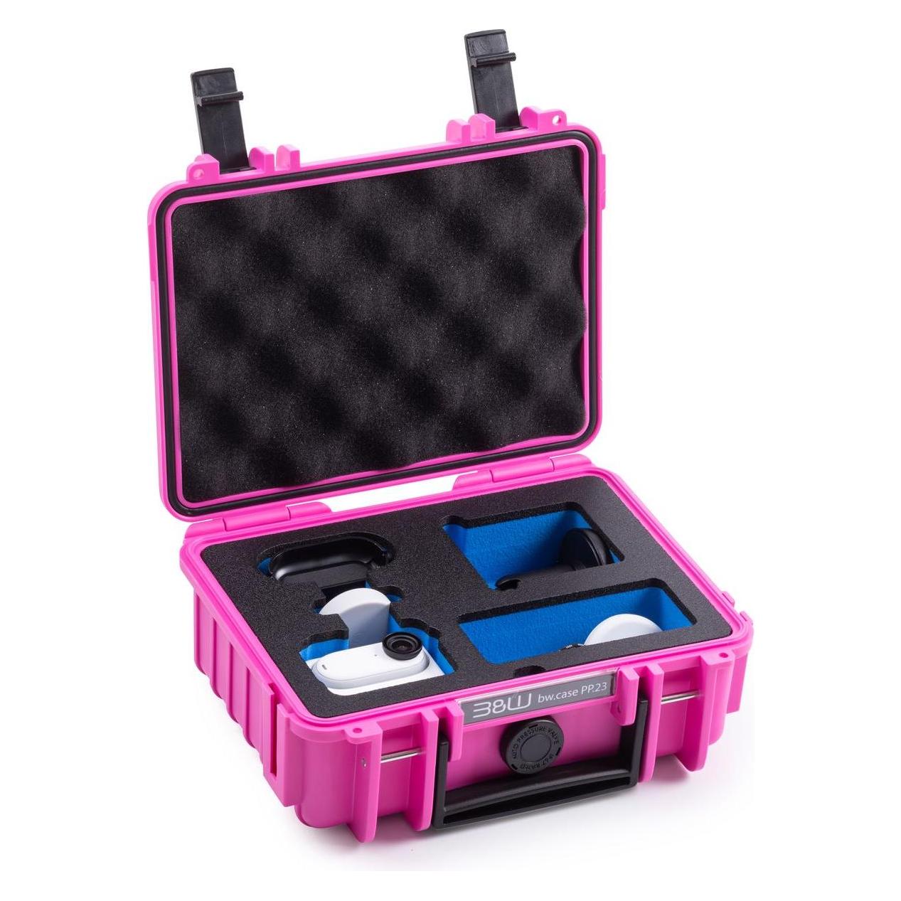 B+W Action Case PP.23 für Insta360 Go 3 - rosa (PP.23.PI.GO3)