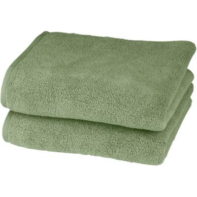 Handtücher ROSS "Sensual 9000", grün (piniengrün), B:50cm L:100cm, Frottier, Obermaterial: 100% Baumwolle, Handtücher, mit Aloe-Vera-Öl veredelt