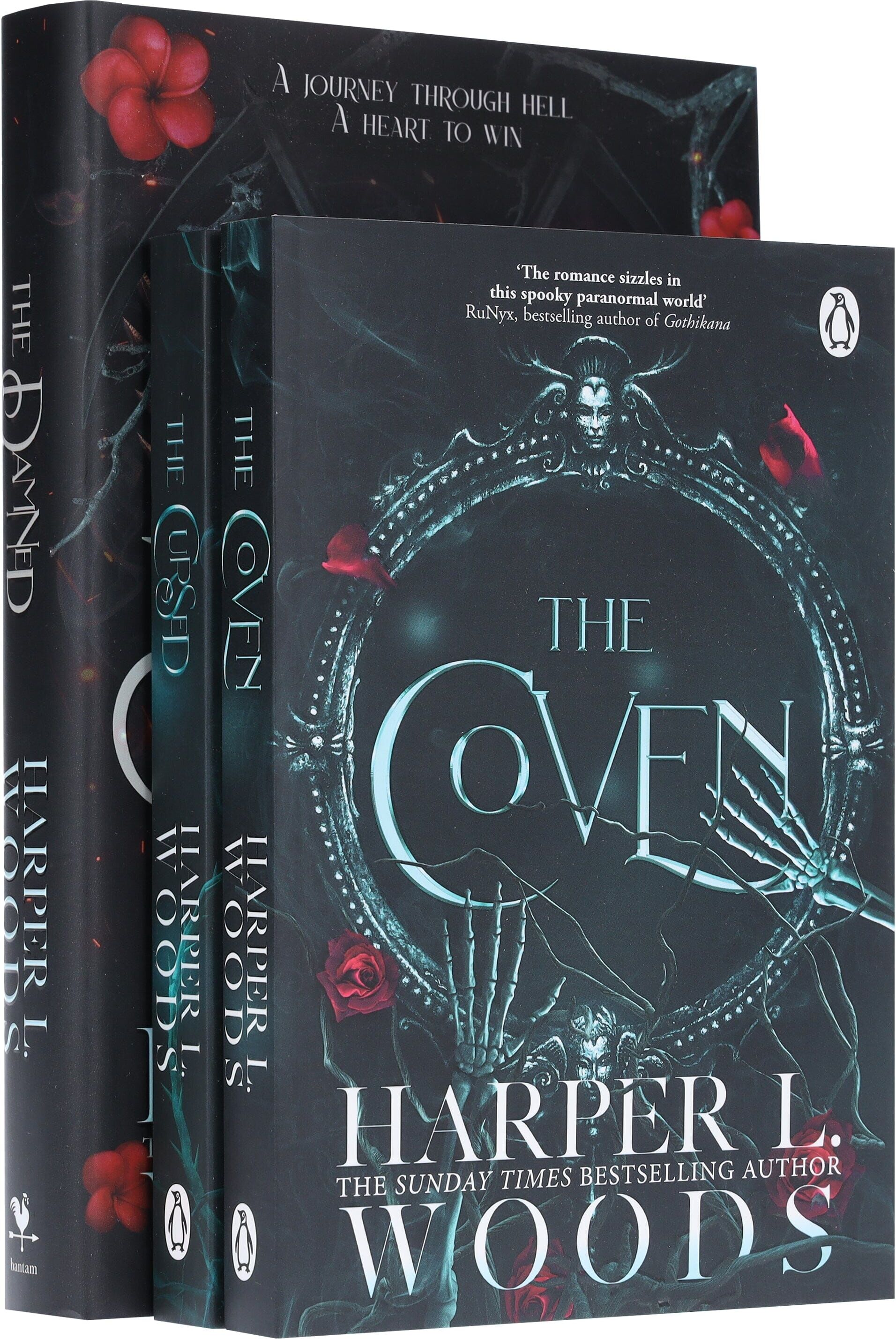 Coven of Bones Series by Harper L. Woods 3 Books Collection Set - Fiction - Paperback/Hardback Penguin Random House