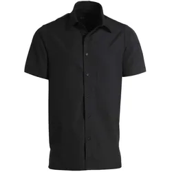 Hemd kurzarm "2518" - 6XL - schwarz