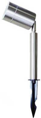 V-Tac Picchetto Giardino Orientabile Acciaio Inossidabile Gu10 Ip44 Mod. Vt-770 Sku 7518 Alluminio