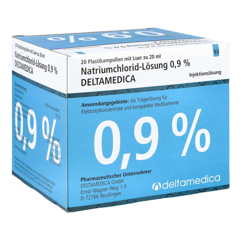 DELTAMEDICA GmbH Natriumchlorid-lösung 0,9% Deltamedica Luer Pl. 17393073