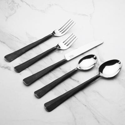 INOX Artisans INOX Ridge Flatware 5 Pc. Place Setting (Serves 1)