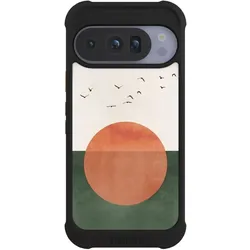 Nivocase Hülle für Google Pixel 10 Pro Stossfeste Handyhülle NIVOmax Case Schwarz Sonnenschein (Google Pixel 10 Pro), Smartphone Hülle, Schwarz