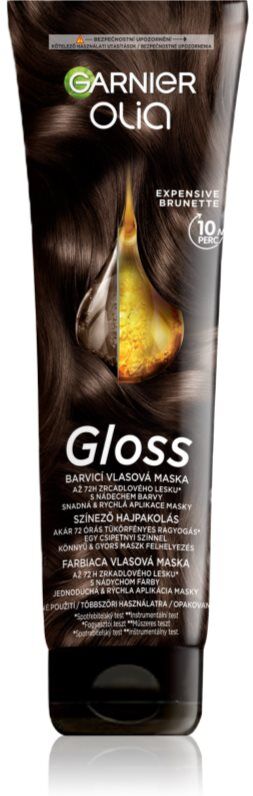 Garnier Olia Gloss Bonding Color Mask for hair shade Expensive Brunette 150 ml