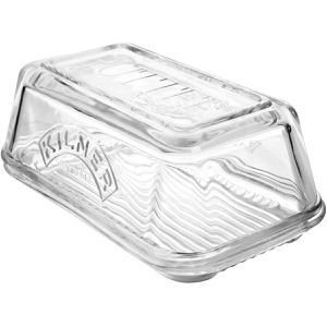 Kilner Butterdose 0025.350, aus Glas, rechteckig, 17 x 10 x 7 cm, glasklar