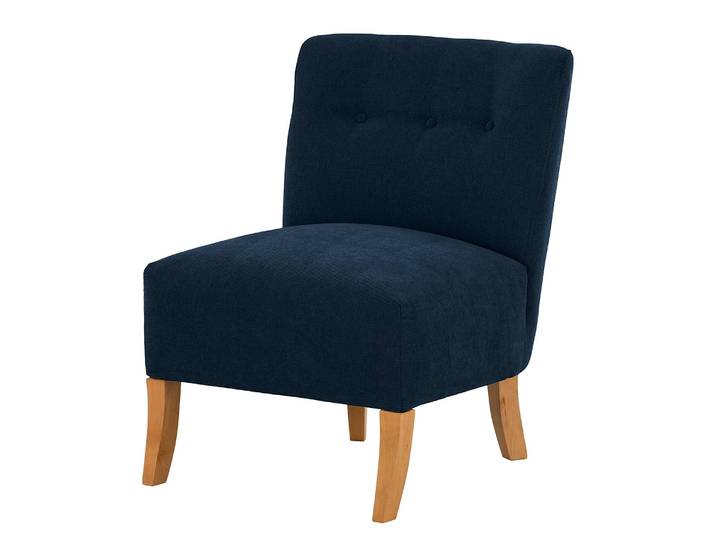 Fauteuil Tillet Bleu Tissu Scara 62 x 79 x 67cm