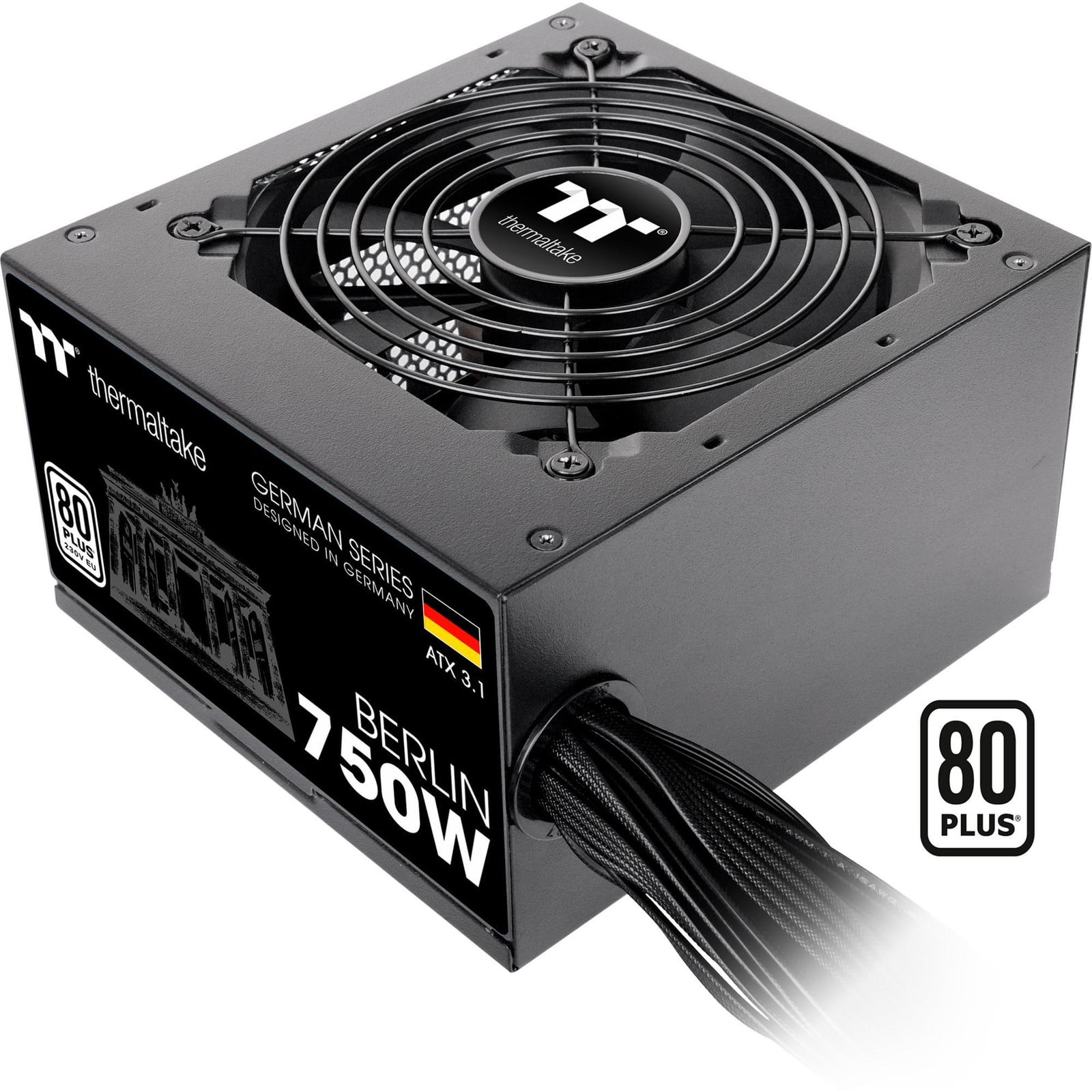 Thermaltake Berlin 750W ATX3.1 voeding, 80+ gecertificeerd
