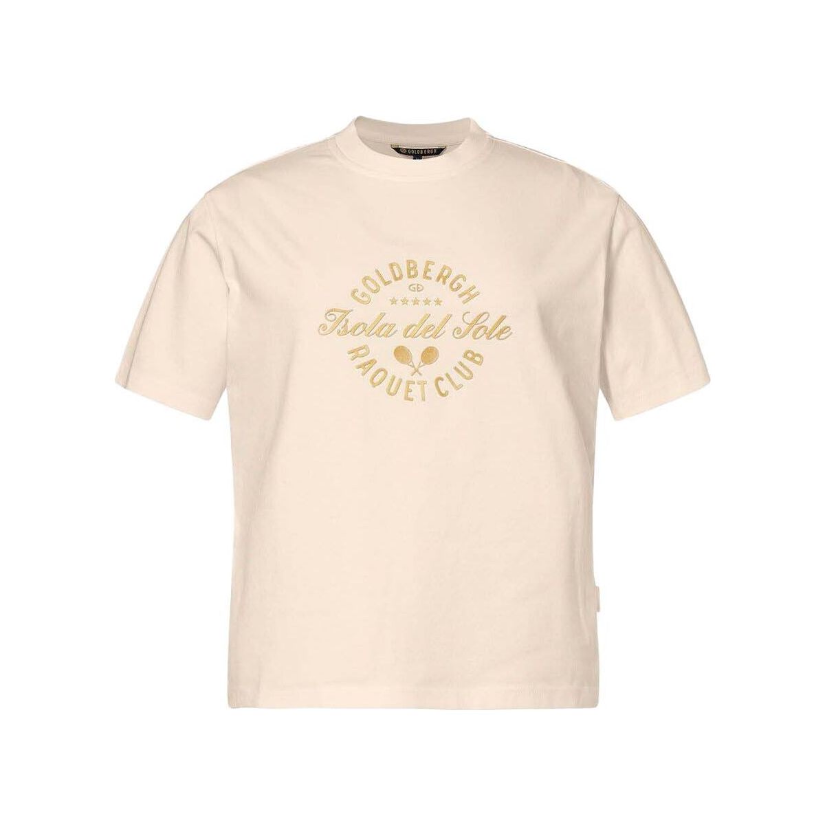 Goldbergh Aurelia Short Sleeve top champagne (8160) S GB37212261-8160-S