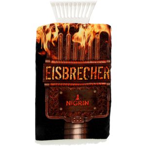 Nigrin Eiskratzer 71319, Eisbrecher, braun, 30 x 17 cm, mit Handschuh
