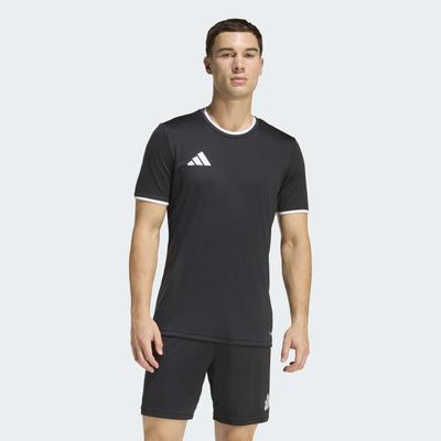 Fußballtrikot ADIDAS PERFORMANCE "ENTRADA26 TRIKOT", Herren, Gr. L, schwarz (schwarz, weiß), Obermaterial: 100% Polyester, Rundhals, Trikots Fußballtrikot