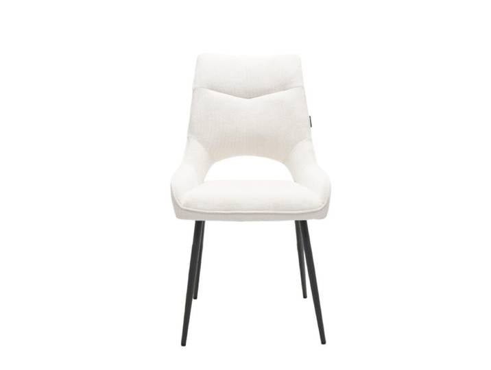 Louming Meave Esszimmerstuhl Bezug Textilgewebe - Textilgewebe Enjoy 100 creme Modern
