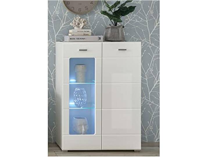 möbelando Highboard Beistellschrank Anrichte Standschrank Kommode Schrank Ella II