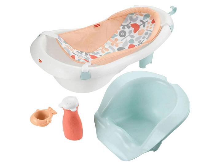 Fisher Price Babybadewanne, Mehrfarbig, Kunststoff, 77x45x21.50 cm, Pflegen, Baden, Babybadewannen