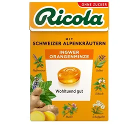 RICOLA o.Z.Box Ingwer Orangenminze Bonbons 50 g