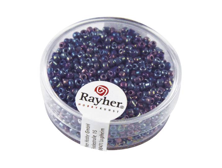 Rayher Rocailles Opak Gelüstert 2 mm 17 g