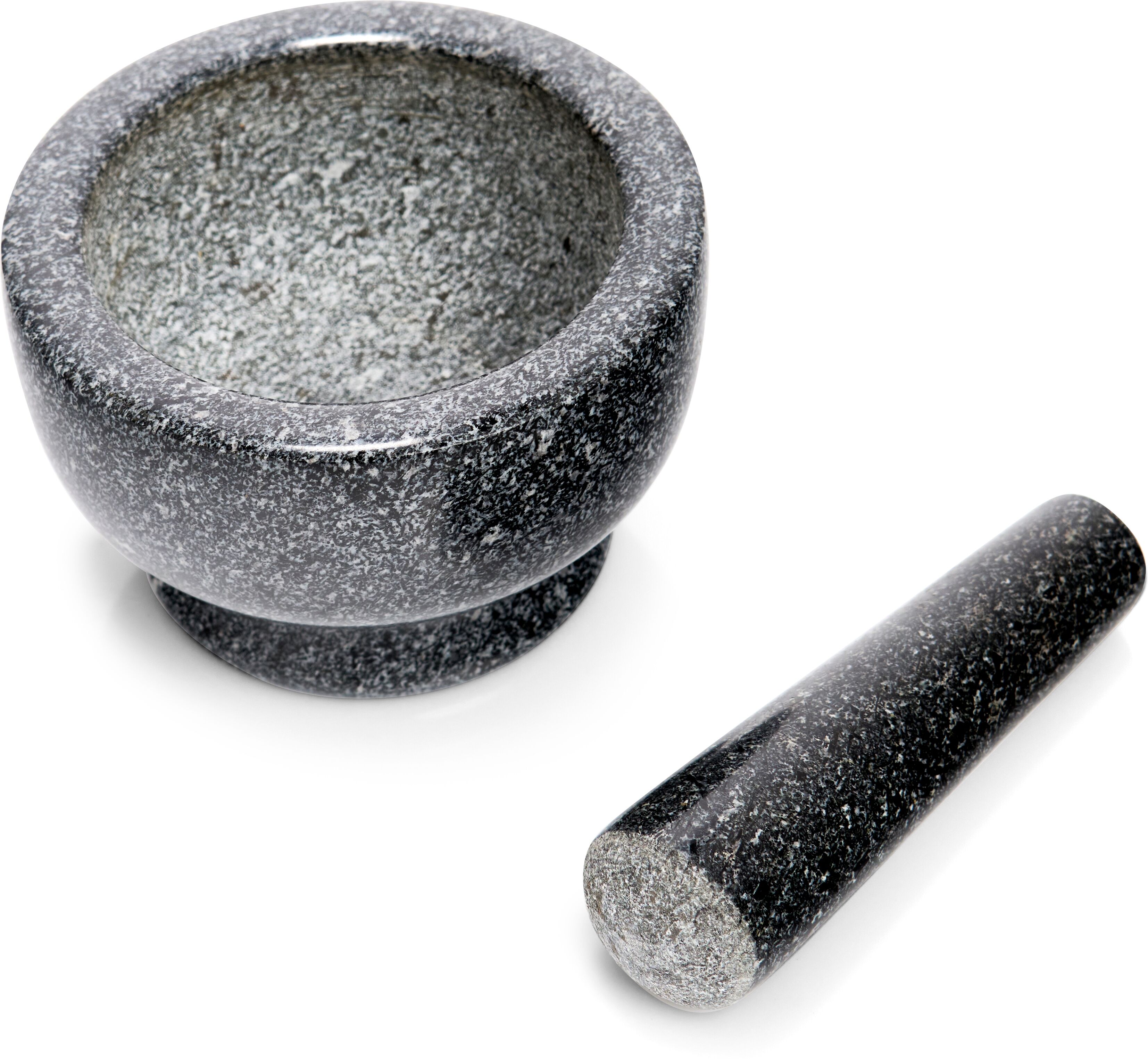 Mörser ZELLER PRESENT, grau (anthrazit), H:8cm Ø:13cm, Granit, Mörser, Mörser, Granit anthrazit Ø 13cm + Höhe 8cm