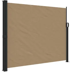 vidaXL Seitenmarkise Ausziehbar Taupe 160x600 cm