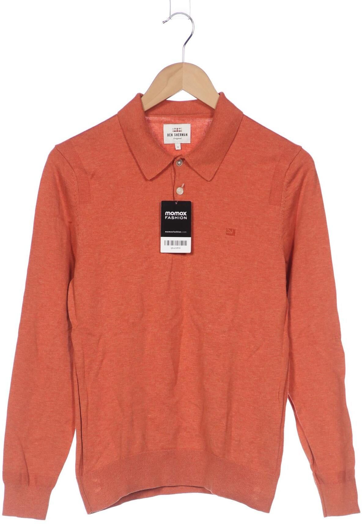 Ben Sherman Herren Poloshirt, Orange, Gr. S, Baumwolle - Second Hand