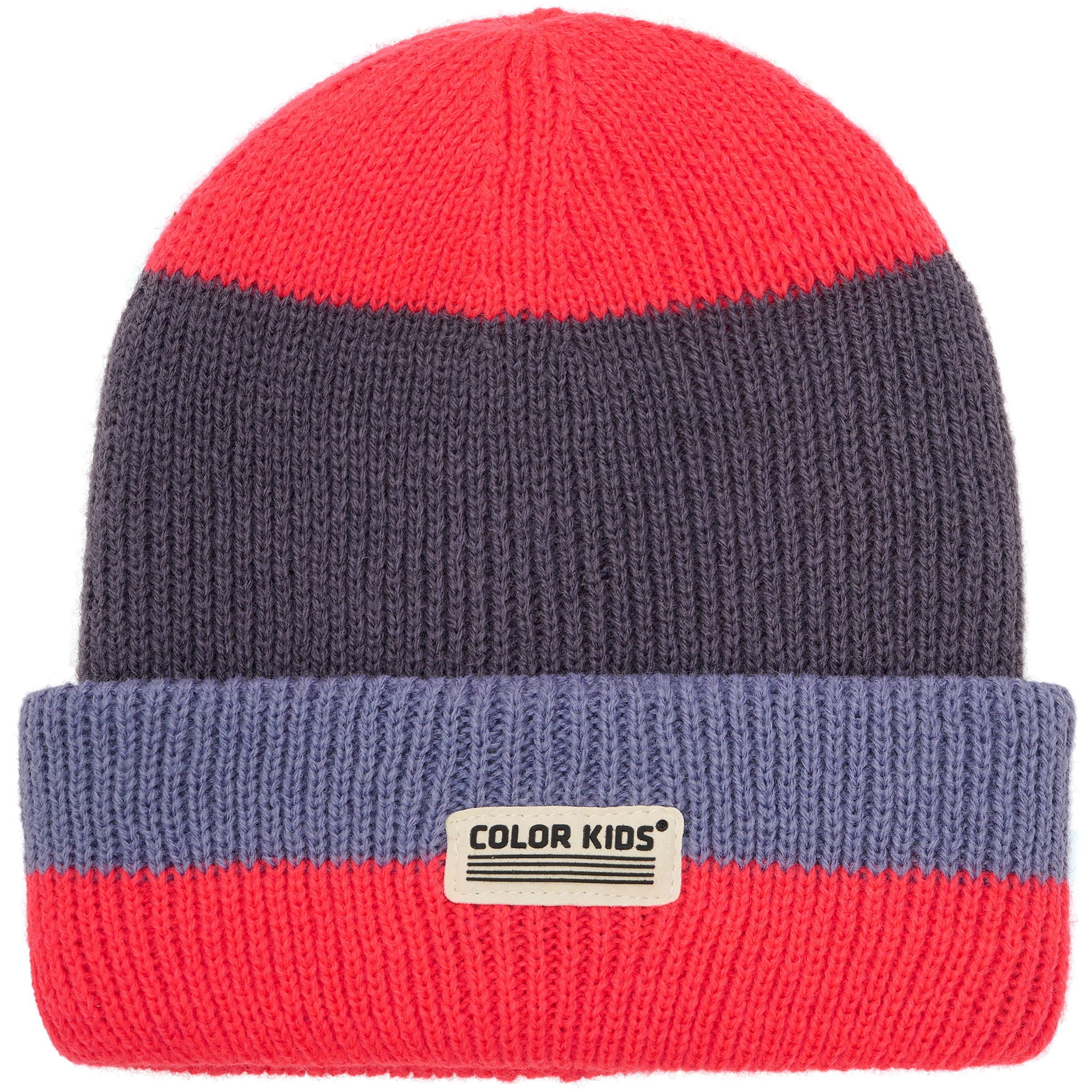 Color Kids Wool & Contrast Kinder Mützen & Beanies pink Größe 52 Lifestyle Elastisch