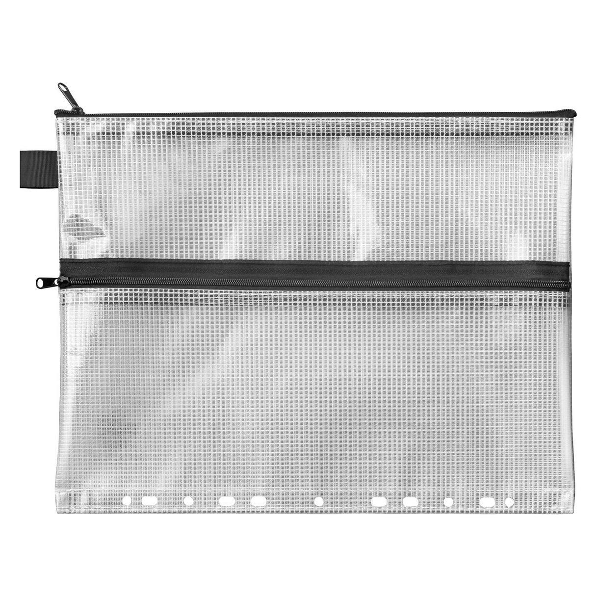 Veloflex Reissverschlusstasche A4 transparent (A4, 1x) (2707000)