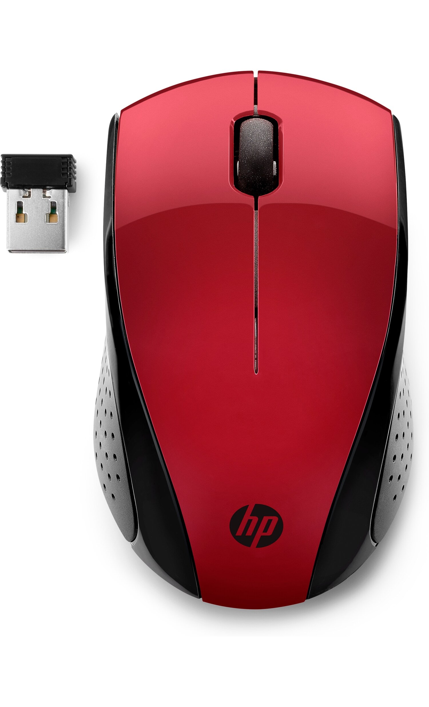 HP 220 Maus Rot kabellos