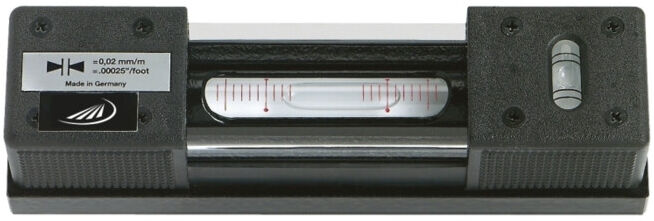Helios-Preisser Machine niveau à bulle avec semelle prismatique 0,30 mm/m 160 mm (0550131)
